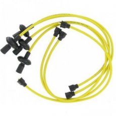 Faisceau de fils/câbles de bougies/d'allumage performance 7 mm, jaune, noyau de cuivre