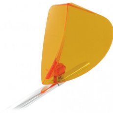 Déflecteur de vent (Wirbulator), orange transparent
