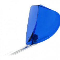 6467 Déflecteur de vent (Wirbulator), bleu transparent