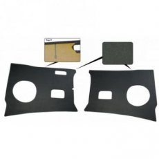 20552 Schopborden zwart vinyl bekleed hardboard (per paar)