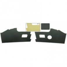20554 Schopborden zwart vinyl bekleed hardboard (per paar)