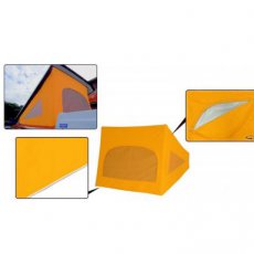 29108 Toile de toit basculant jaune Westfalia avec 3 fenêtres