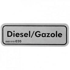 Sticker Diesel/Gazole
