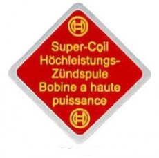 6162 Autocollant de bobine Bosch Super-Coil (bobine bleue)