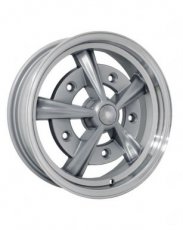 4 velgen radar zilver gepolijste rand