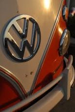 Neus embleem VW rvs splitbus