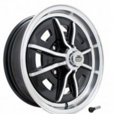 Sprintstar velg 4X130 aluminium gepolijst/hoogglans zwart