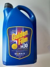 Classic motor oil Morris Golden film sae30